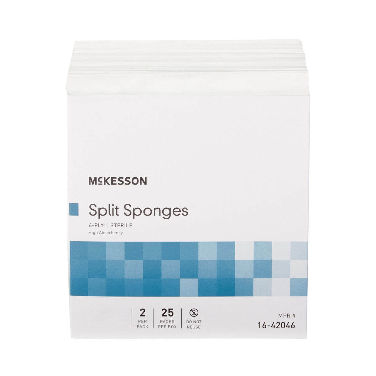 McKesson drain sponge package front