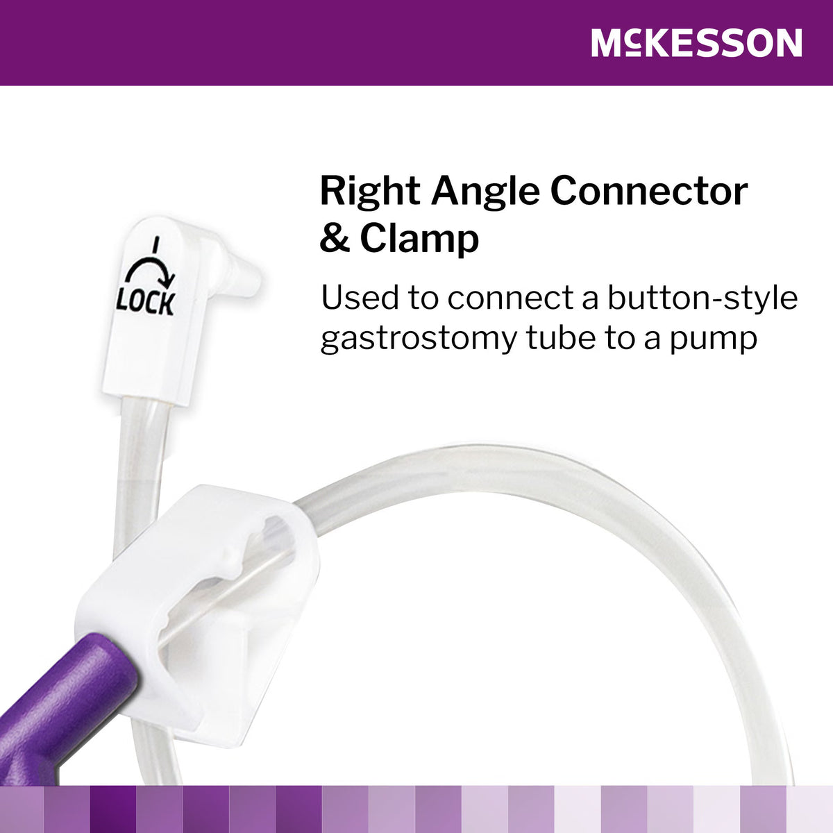 McKesson enteral feeding extension set tubing detail