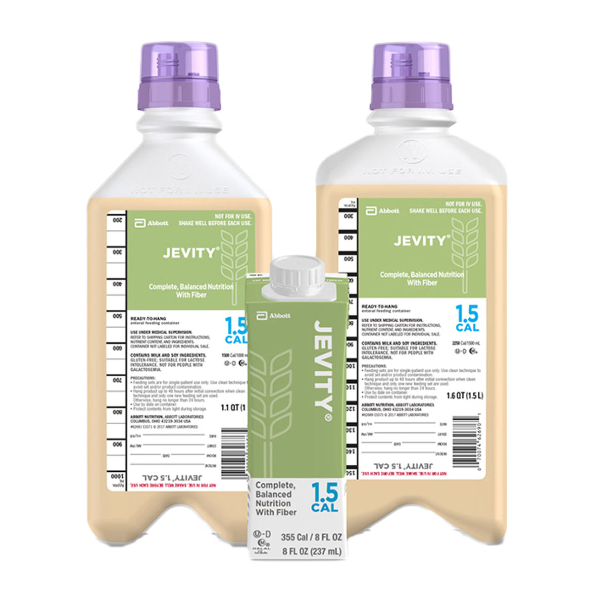 Jevity 1.5 Cal with Fiber product range
