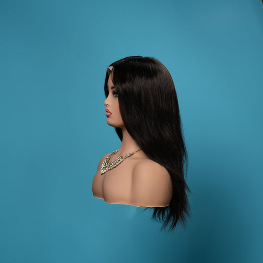 Natasha medical wig, side view